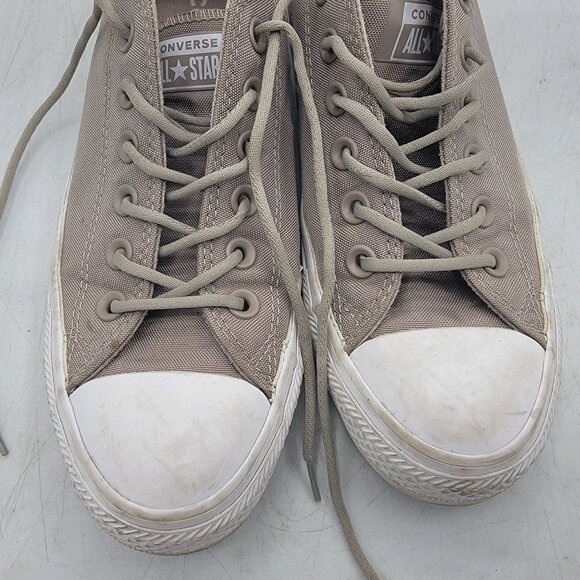 Converse Womens 7.5 Cordura Fabric Gray Canvas Low Top Sneakers Casual 157596F - Picture 10 of 13